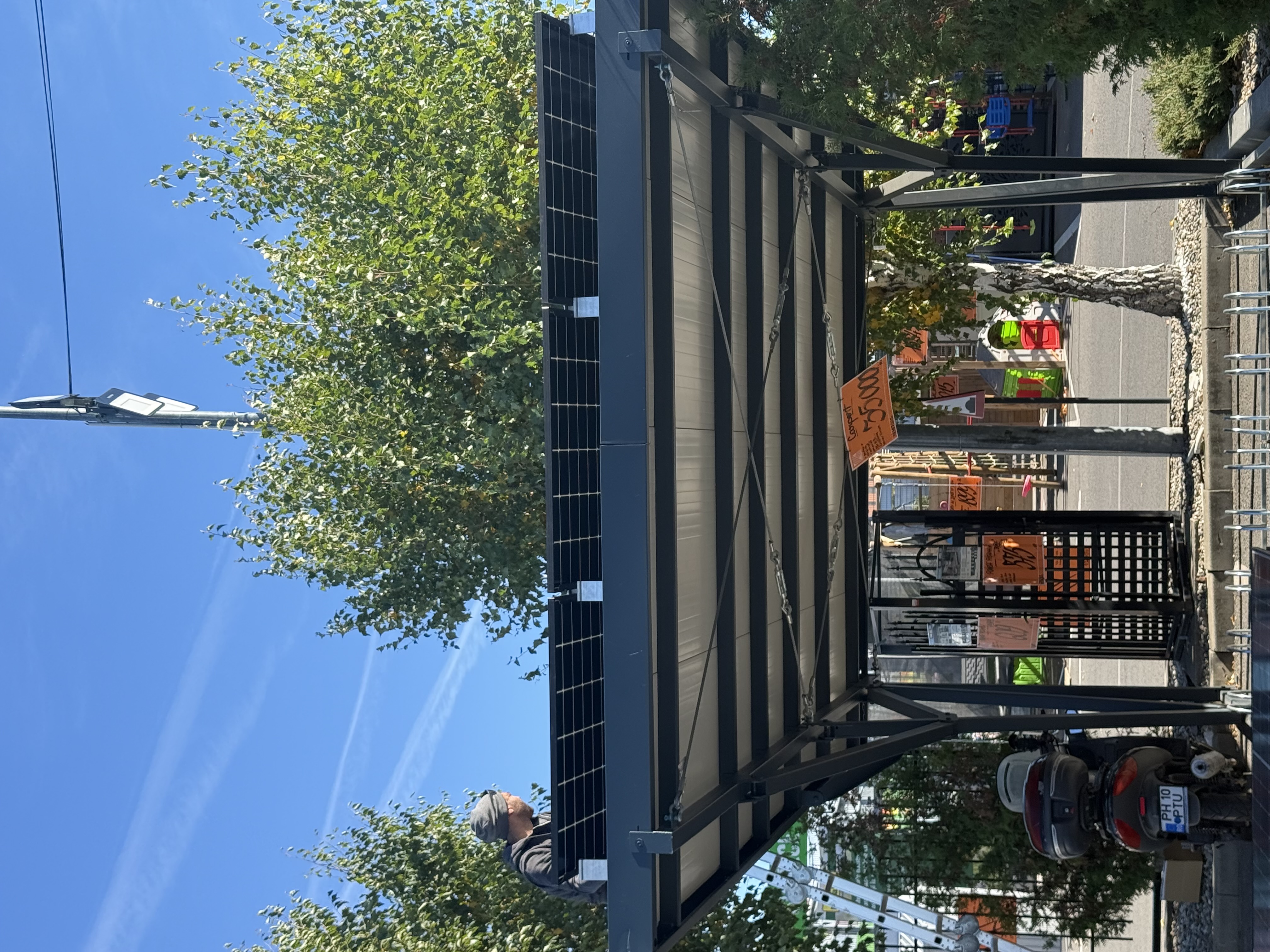 Carport Anchor Center Hornbach Balotesti vedere laterala